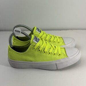 Converse Chuck Taylor All Star Low Womens Size 6.5 Yellow Volt Smeakers